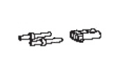 REMA Auxilliary Kit 160a Male Connectors 75070-03